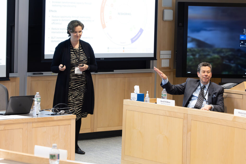 Workshop discussion at Harvard Law School