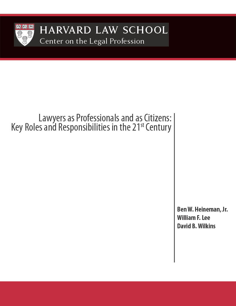 Cover of report with author names, title, and harvard logo.