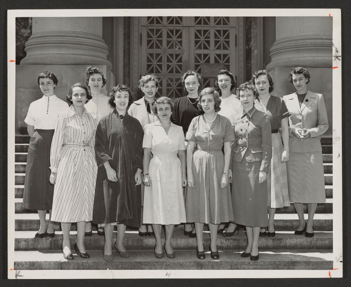 The first class of female graduates of Harvard Law School. Image courtesy of the HLS Library.