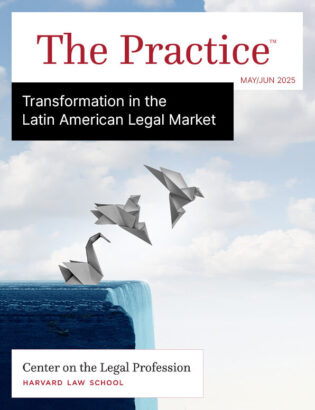 Cover for the May/June 2025 issue of the Practice on the Latin American legal market.