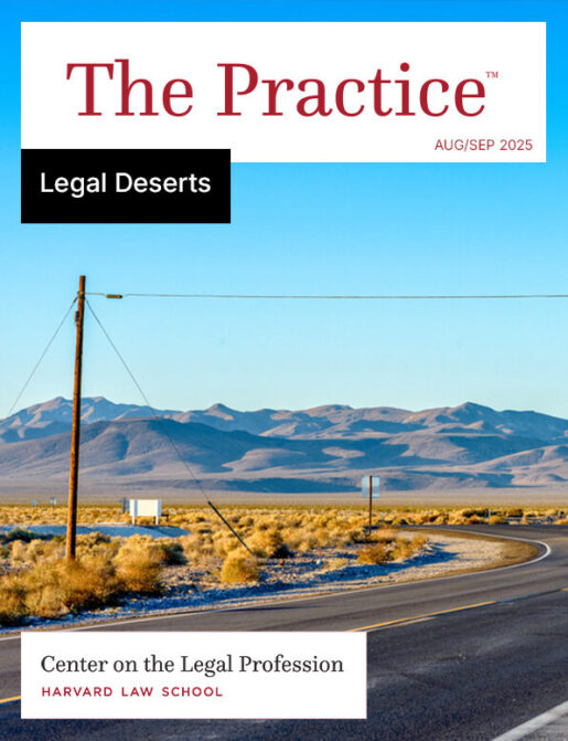 Cover of the practice on legal deserts.